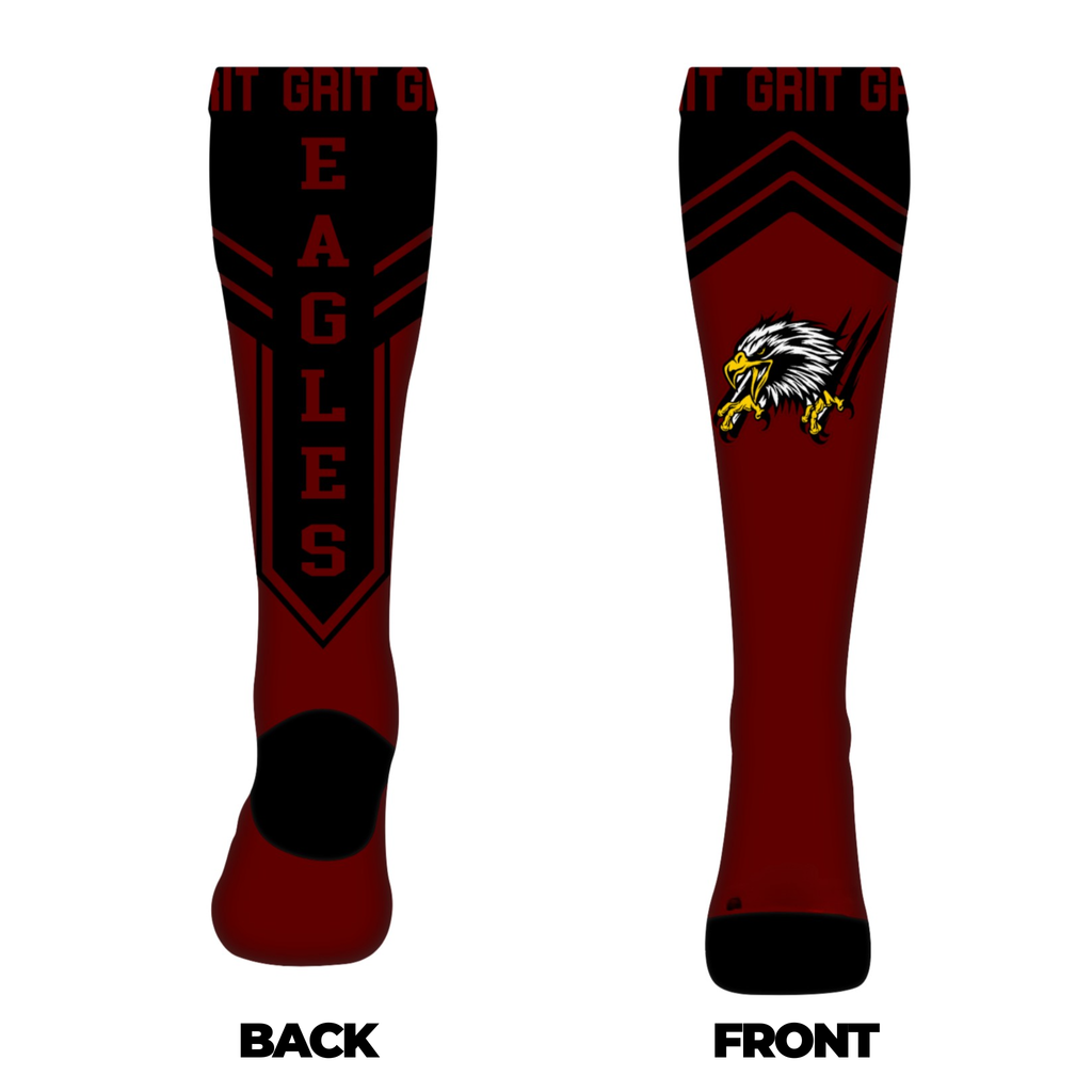 Clay County Christian Football Team Polo & Gameday Socks Bundle