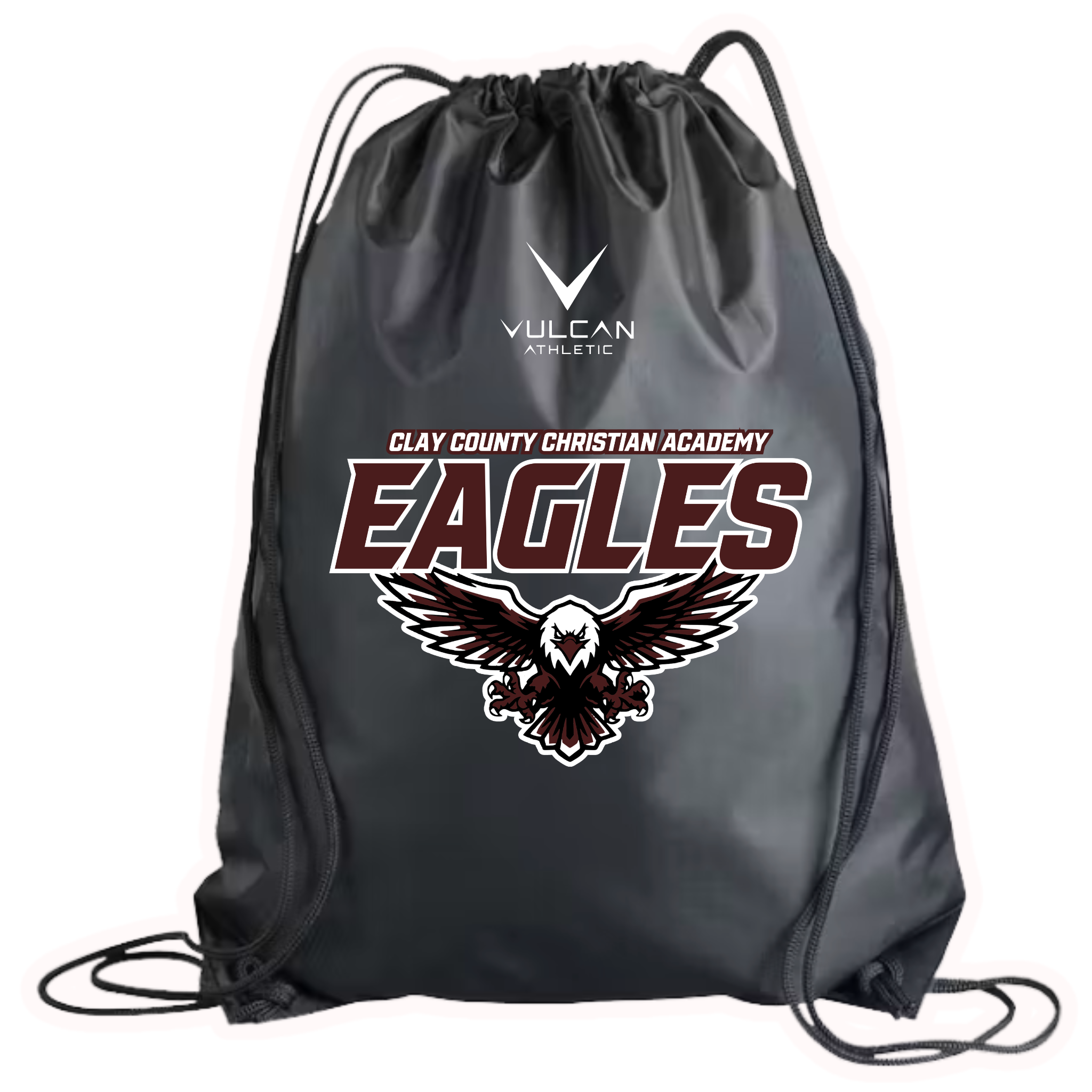 Clay County Christian Team Drawstring Backpack