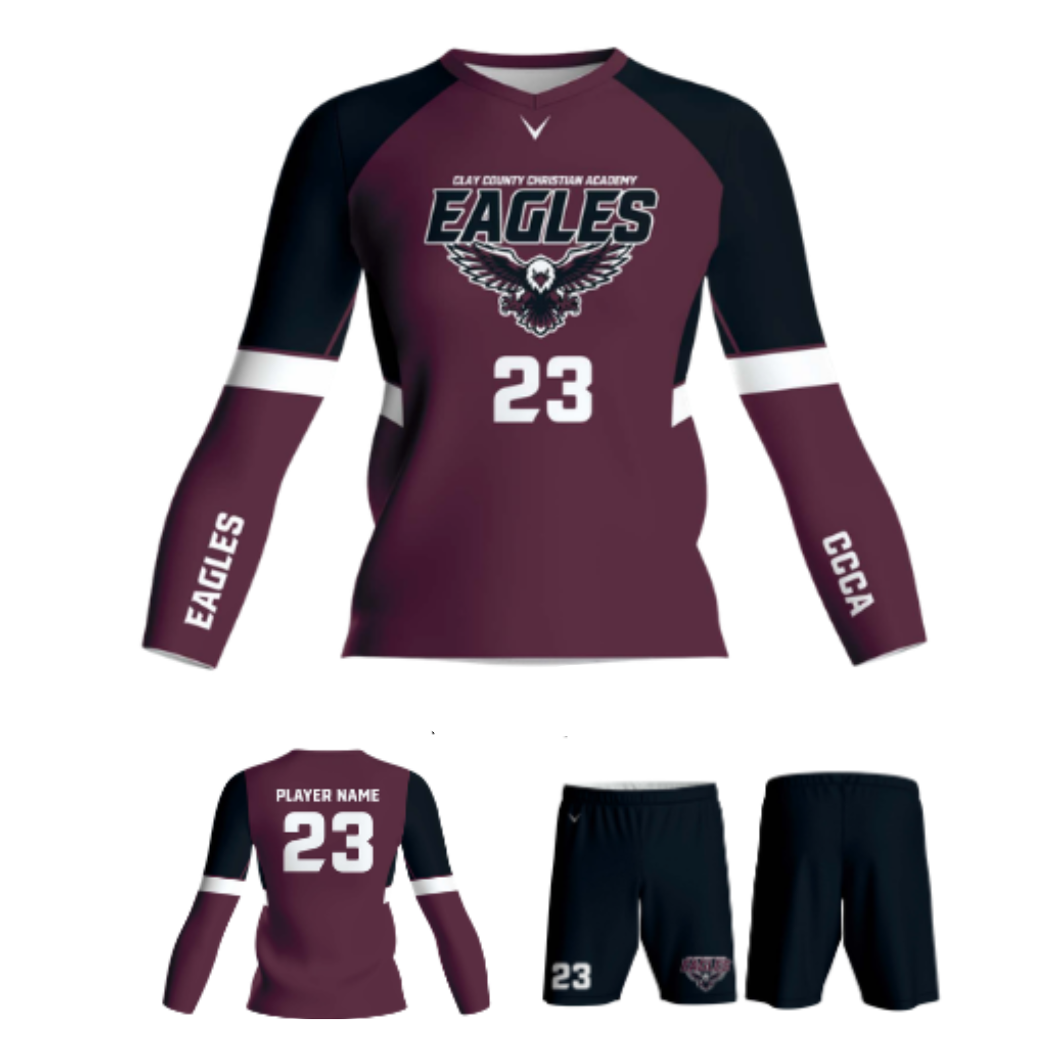Clay County Christian Varsity Volleyball Uniform