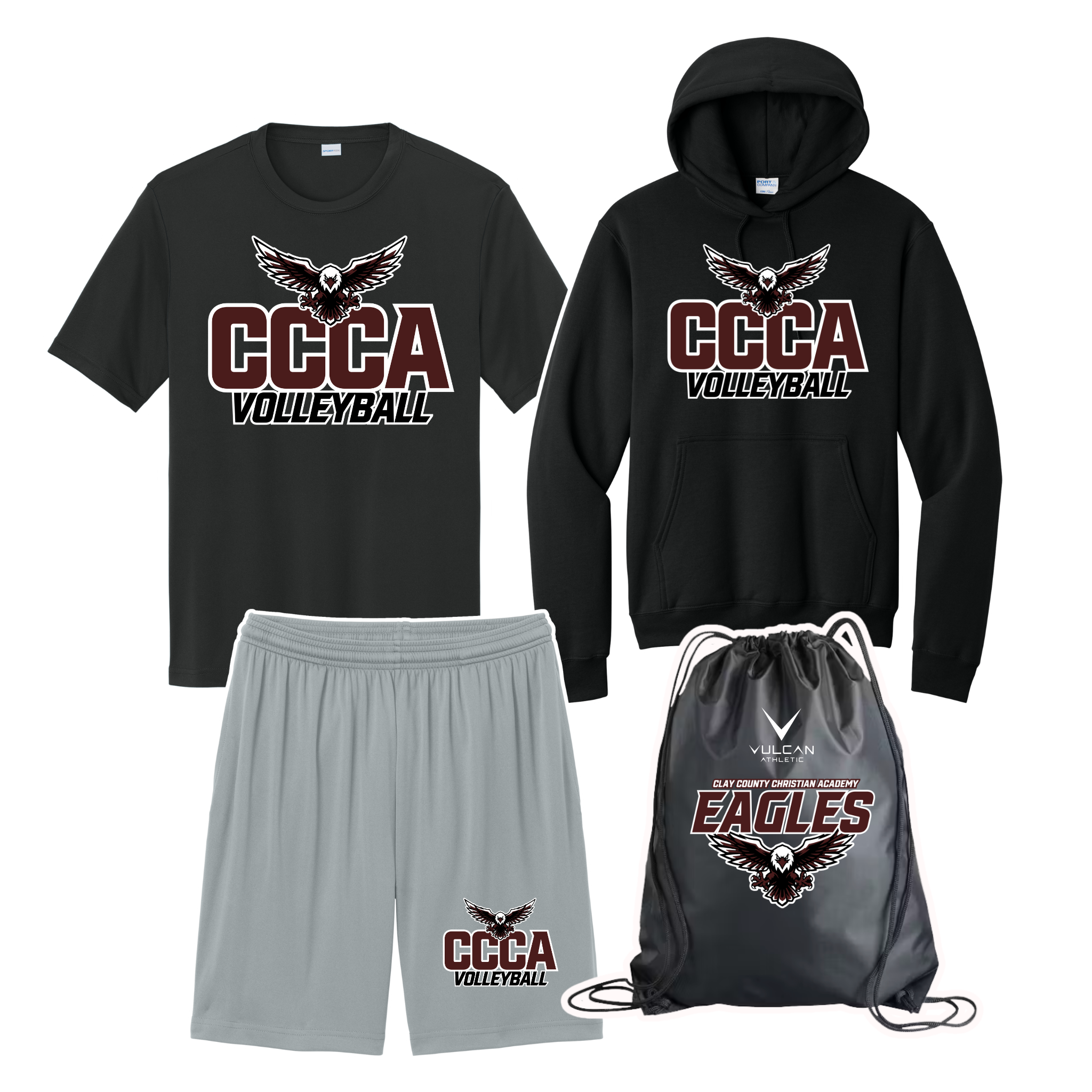 Clay County Christian Volleyball Spirit Pack