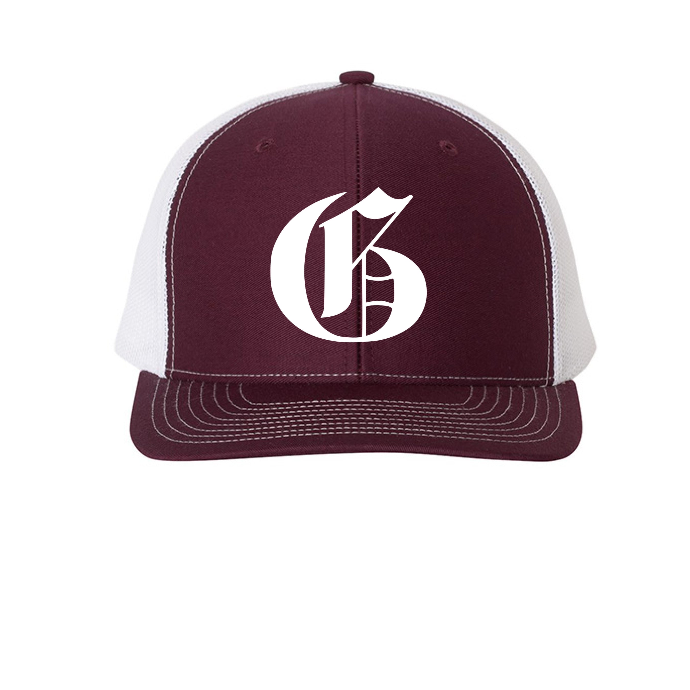 Maroon/ White - FRONT
