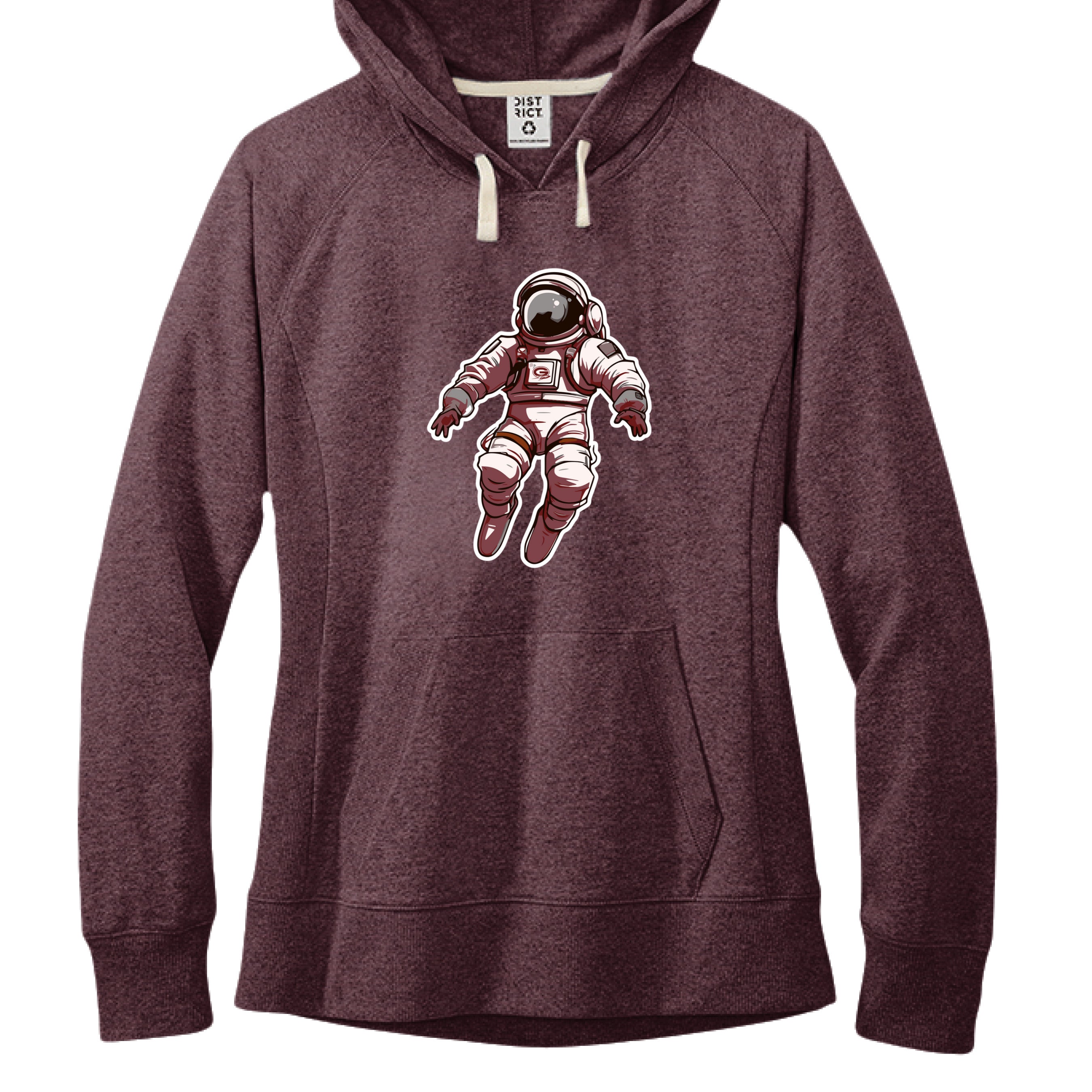 Maroon Heather - FRONT