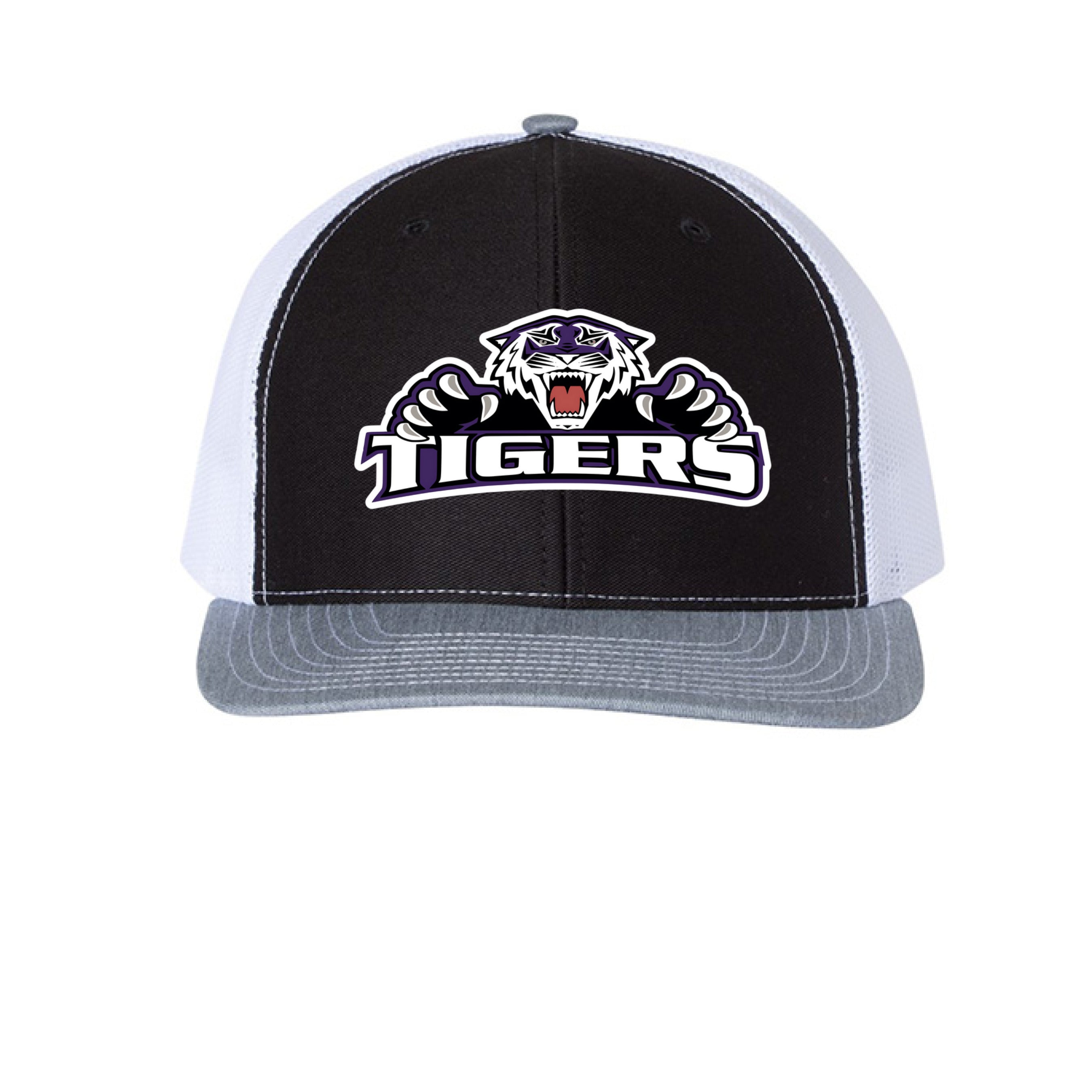 Black/ White/ Heather Grey - FRONT