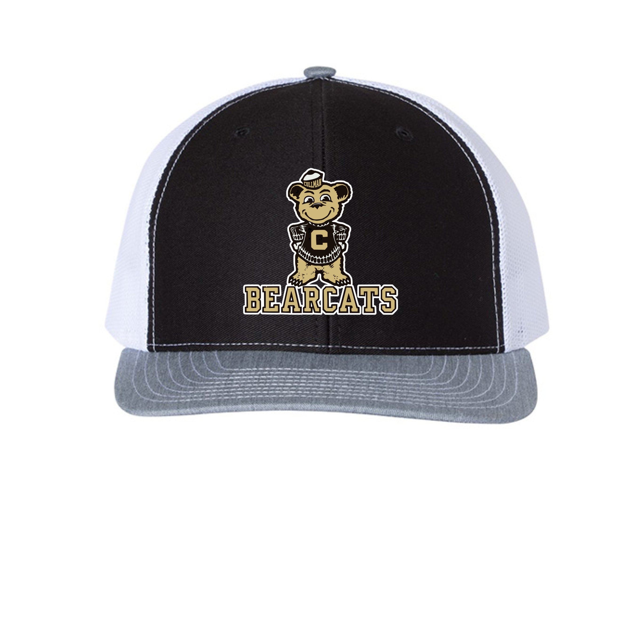Black/ White/ Heather Grey - FRONT