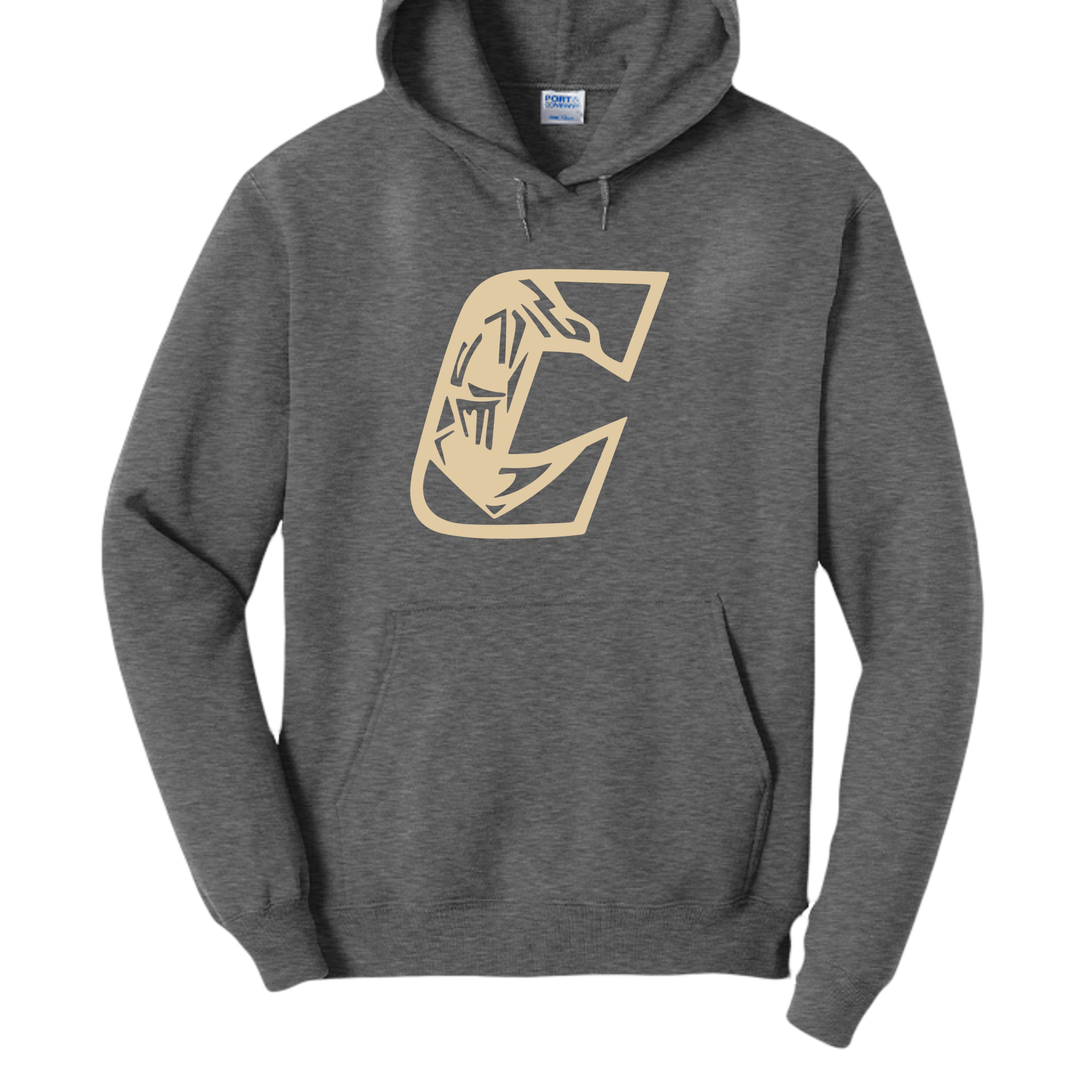 Dark Heather Grey - PC78H - FRONT