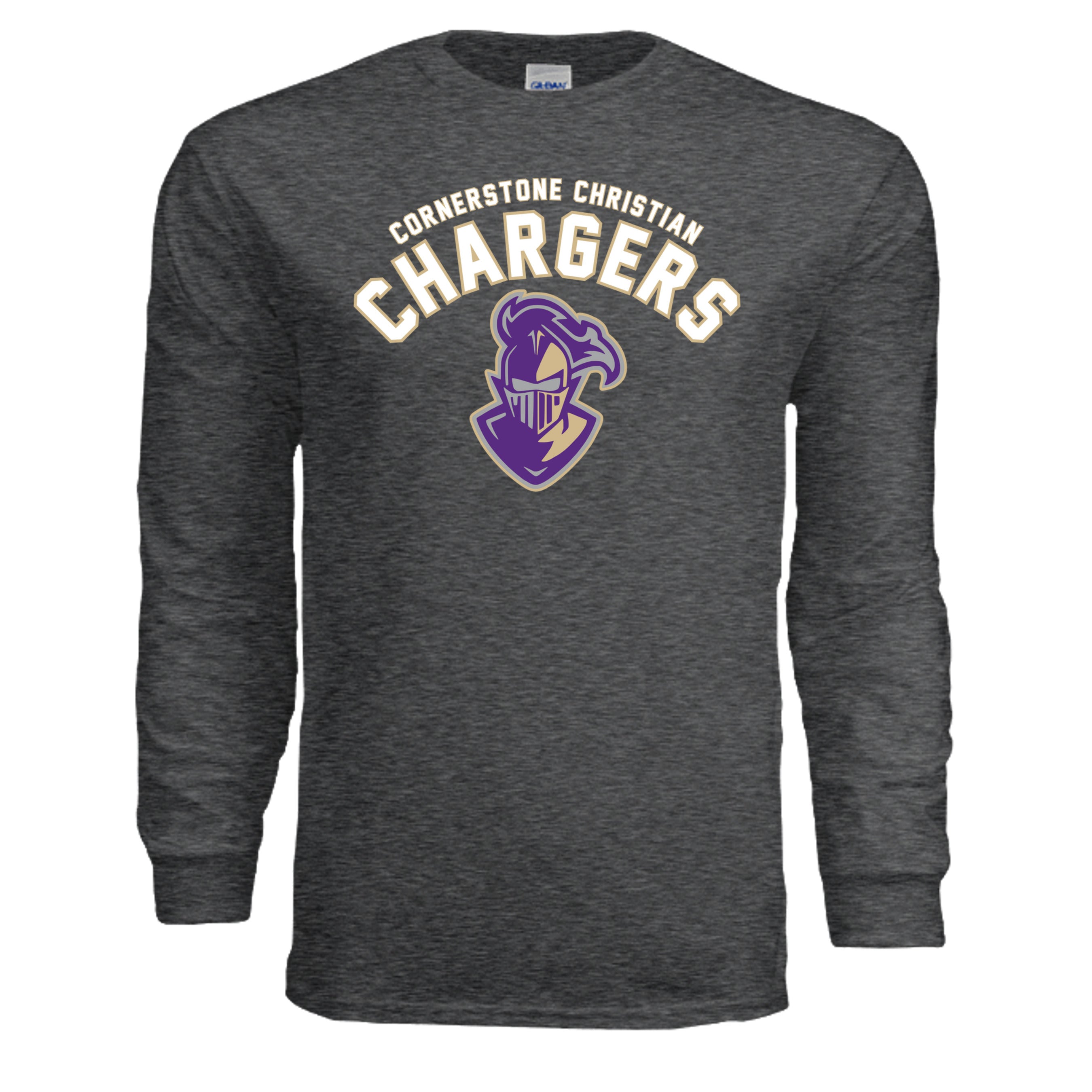 DARK HEATHER - G240 - FRONT