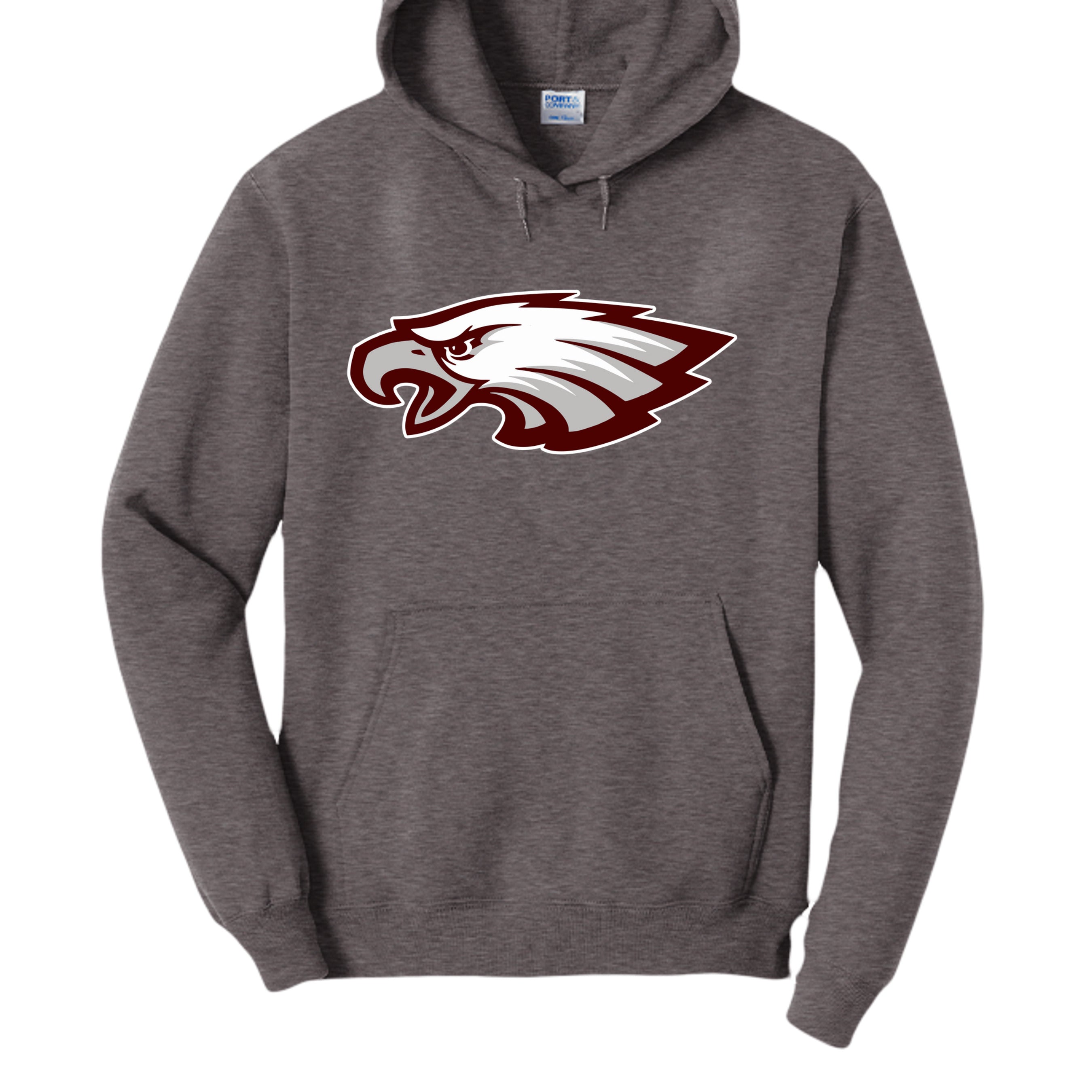 Heather Athletic Maroon - PC78H - FRONT