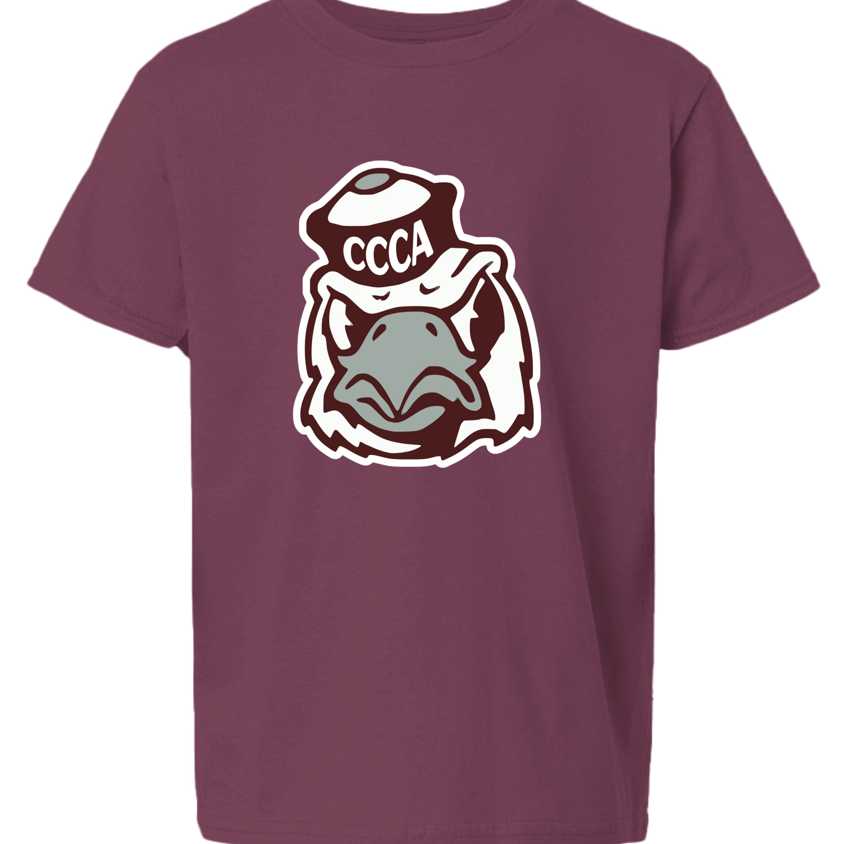Heather Maroon - G640B - FRONT